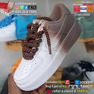 Nike air force 1 custom two tone
