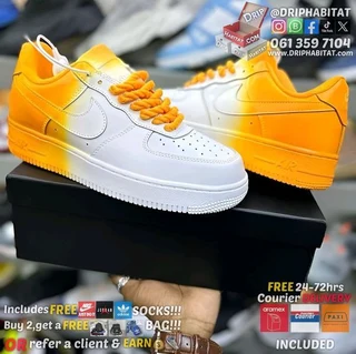 Nike air force 1 custom two tone