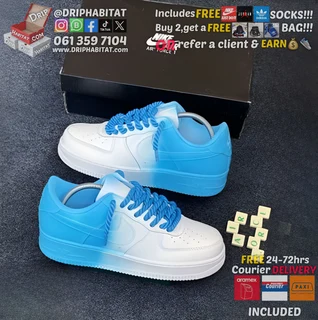 Nike air force 1 custom two tone