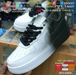 Nike air force 1 custom two tone