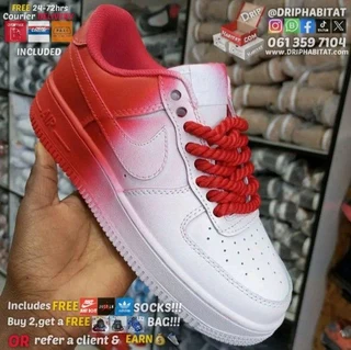 Nike air force 1 custom two tone