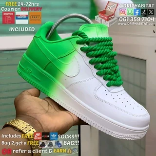 Nike air force 1 custom two tone