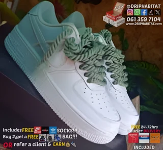 Nike air force 1 custom two tone