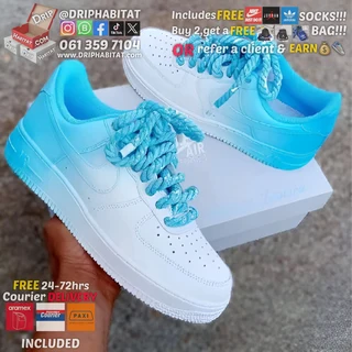 Nike air force 1 custom two tone