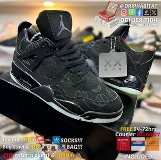 kaws x air jordan 4