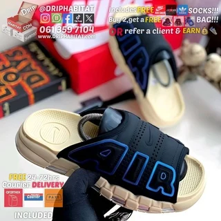 Nike air more uptempo slide