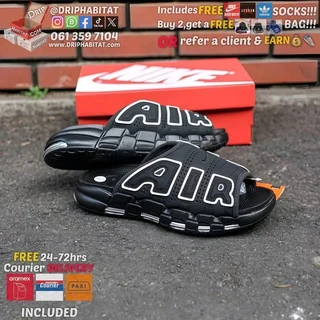Nike air more uptempo slide
