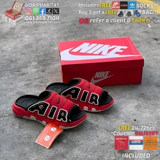 Nike air more uptempo slide