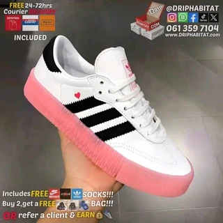 adidas samba rose valentines