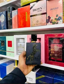 Food hamper, perfumes , hats , meat etc