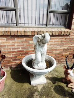 Elephant water feature
