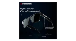 Monster S01 Smart glasses' Wireless headphones BT5.0 with calling function