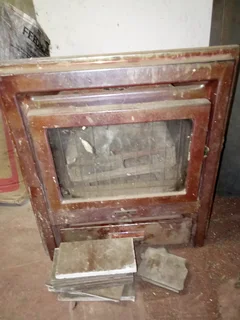 Original Defy Rayburne Mini Coal Burning Stove For Wall Built In