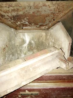 Original DEFY RAYBURNE MINI coal burning stove for wall built in