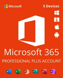Microsoft 365 pro plus - lifetime 5 devices