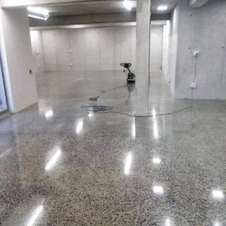We do concrete grinding and polishing floors and countertops