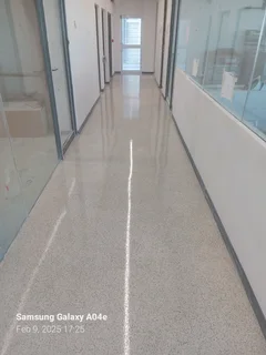 We do concrete grinding and polishing floors and countertops