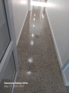 We do concrete grinding and polishing floors and countertops