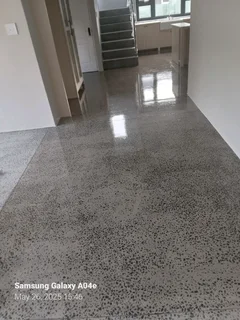 We do concrete grinding and polishing floors and countertops