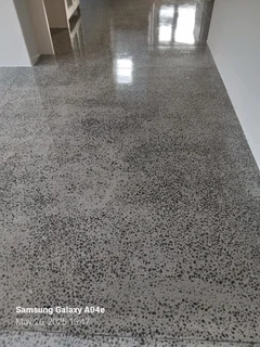 We do concrete grinding and polishing floors and countertops