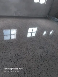 We do concrete grinding and polishing floors and countertops.
