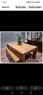 8 seater dinning table available