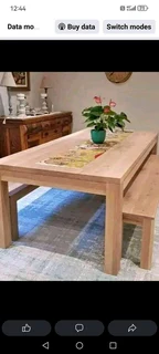 8 seater dinning table available