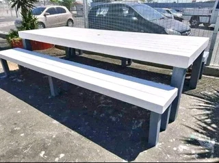 10 seater dinning table with 2 benches available