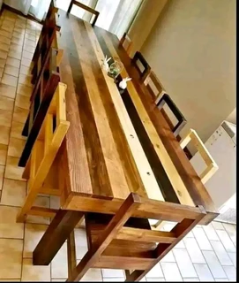 12 seater dinning table with 12 chairs available