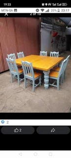 8 seater dinning table available