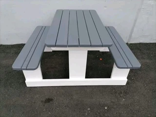 Table and benches