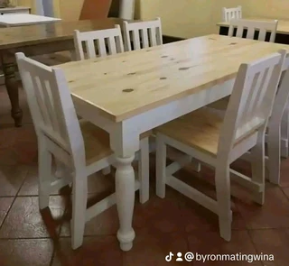Table and benches