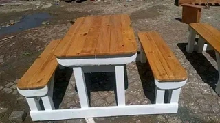 Table and chairs available