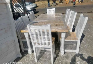 8 seater dinning table available