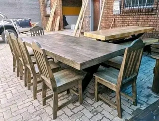 8 seater dinning table available