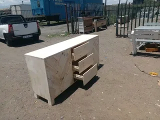 Chest of drawers and side cupboard available