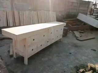 Chest of drawers and side cupboard available