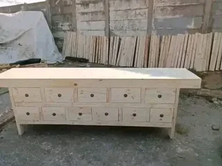 Chest of drawers and side cupboard available