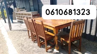 8 seater dinning table available