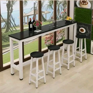 Bar counter and 4 bar stools available