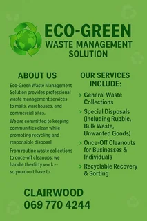 ♻️ Waste Collections &amp; Special Disposals ♻️