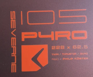 WINDSURFING PYRO 105L New KOSTER DESIGN