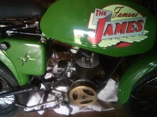 The Famous James motorcycle