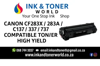 Canon CF283X/283A/C137/337/737 compatible toner High-Yield Toner