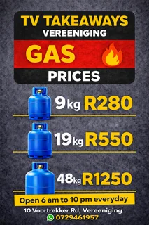 Gas Price Tv Takeaways Vereeniging