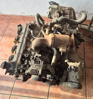 Toyota Etios engine with gearbox