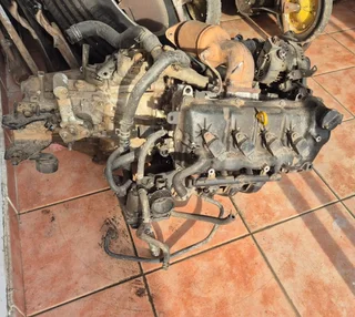 Toyota Etios engine with gearbox