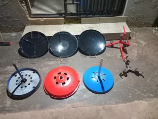 Cadac braai pans/3x burners/2× Burner stand holders