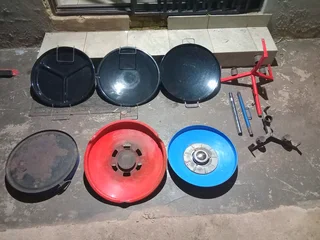 Cadac braai pans/3x burners/2× Burner stand holders