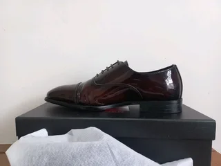 MD suit black burgundy and gold